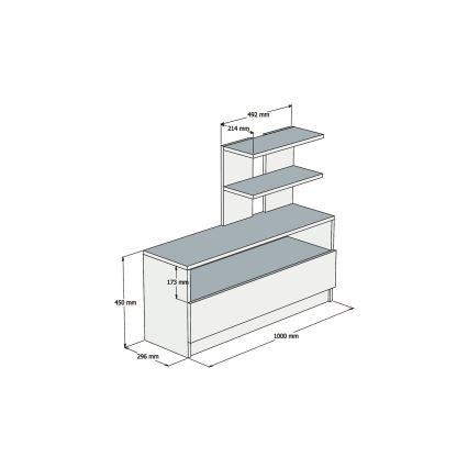 Schuhschrank AIRY 45x100 cm braun