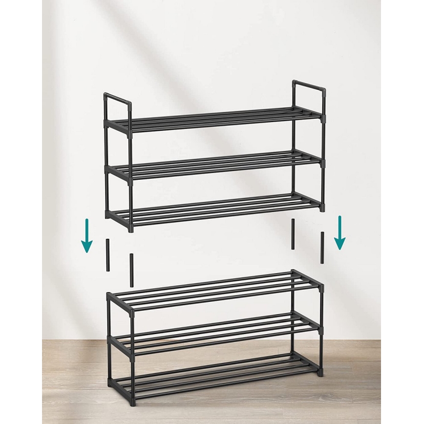 Schuhschrank ALVORO schwarz