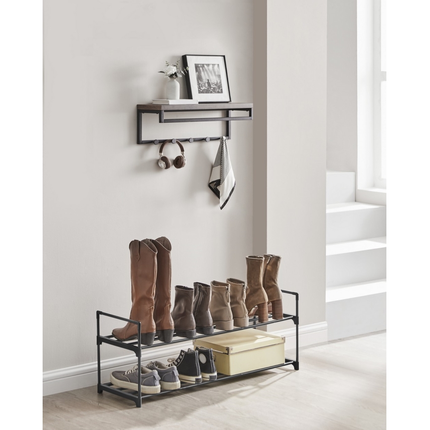 Schuhschrank ALVORO, schwarz