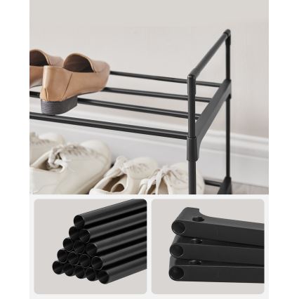 Schuhschrank ALVORO, schwarz