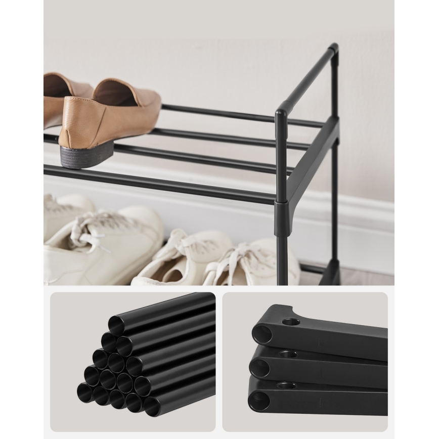 Schuhschrank ALVORO, schwarz