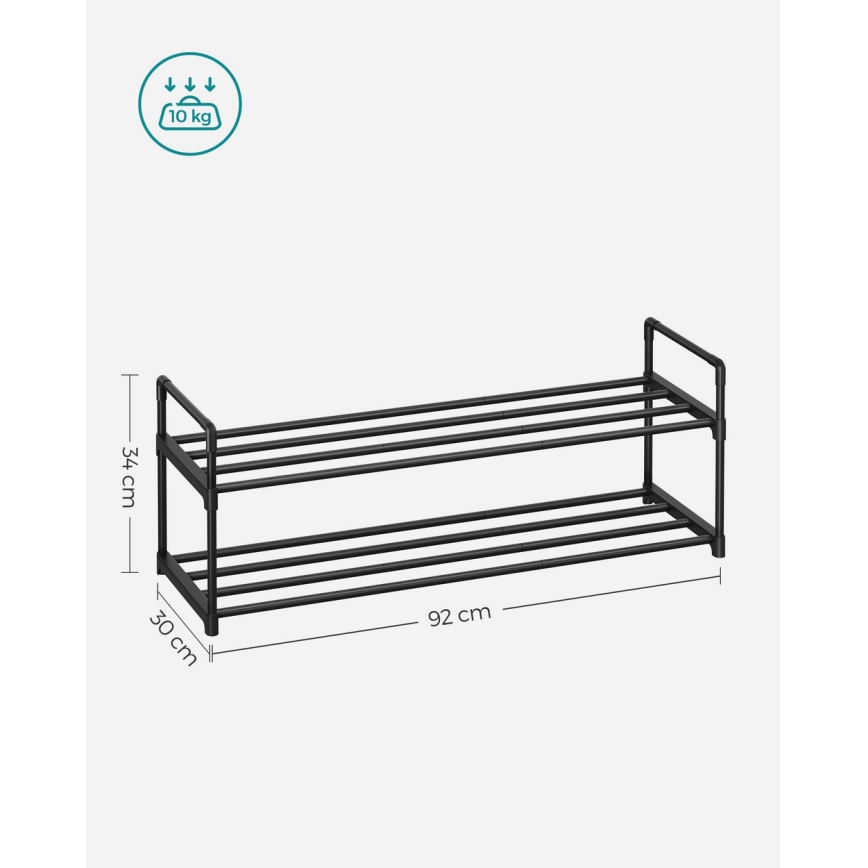 Schuhschrank ALVORO, schwarz