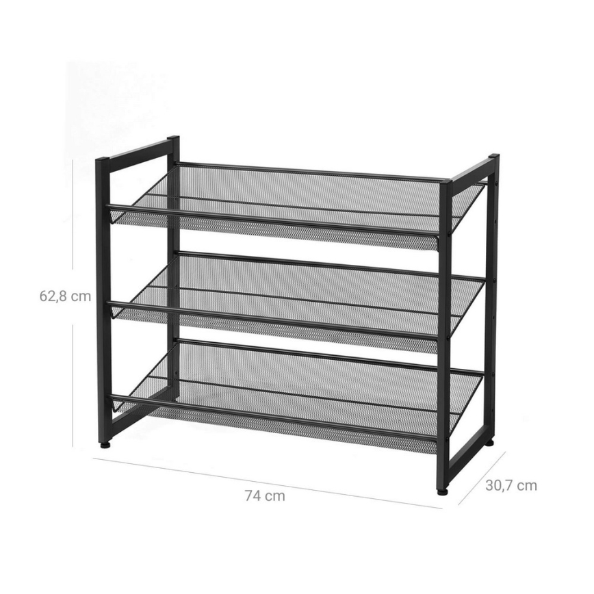 Schuhschrank ALVORO schwarz