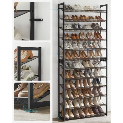 Schuhschrank ALVORO schwarz