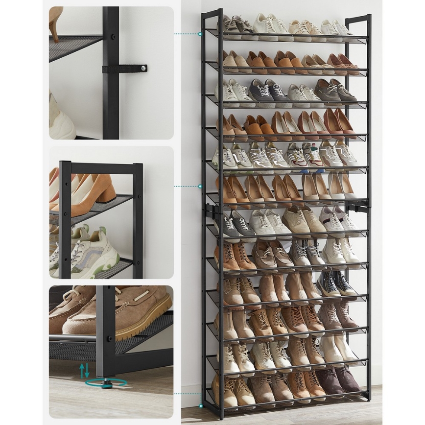 Schuhschrank ALVORO schwarz