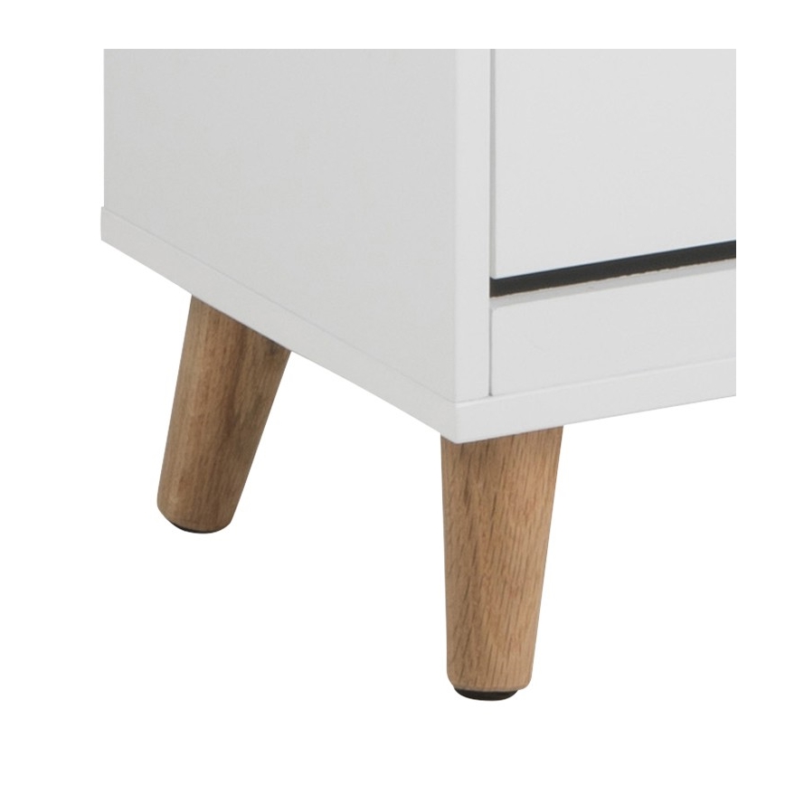 Schuhschrank CARLY mit 3 Schubladen, weiß