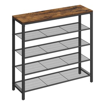 Schuhschrank DAVOR braun/schwarz