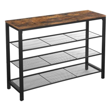 Schuhschrank DAVOR braun/schwarz