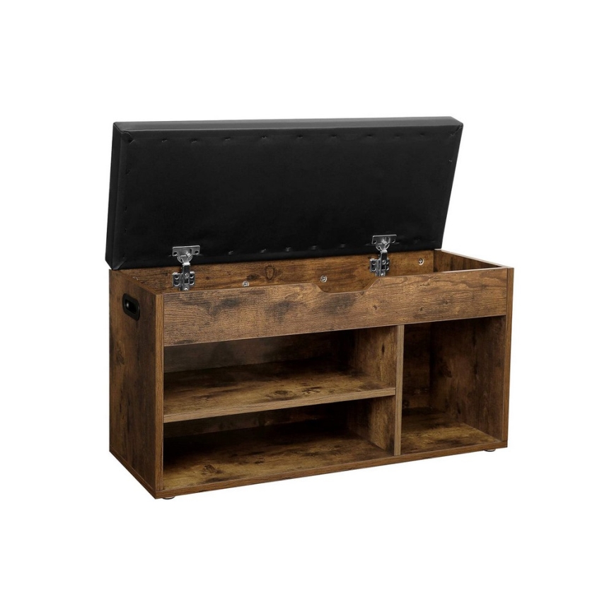 Schuhschrank DAVOR braun/schwarz