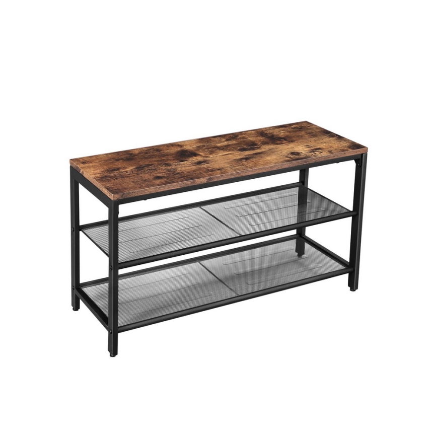 Schuhschrank DAVOR braun/schwarz