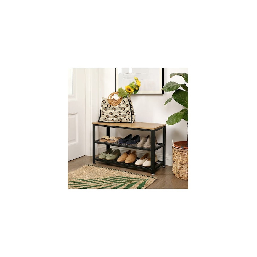 Schuhschrank DAVOR braun/schwarz