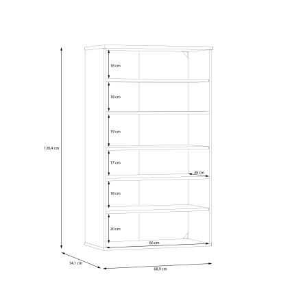 Schuhschrank ETON Artisan-Eiche