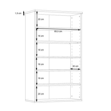 Schuhschrank ETON braun/anthrazit