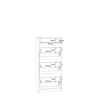 Schuhschrank KAVI Artisan-Eiche