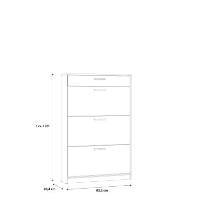 Schuhschrank KAVI Artisan-Eiche
