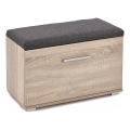Schuhschrank LIMA 45x70 cm grau / Eiche Sonoma