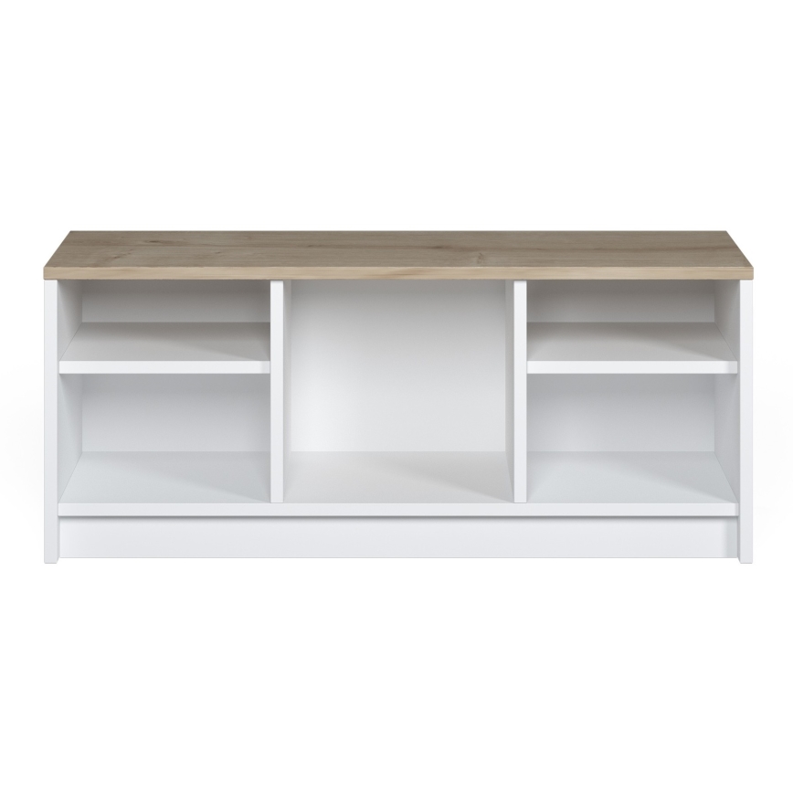 Schuhschrank LONDON 100x35 cm weiß/beige