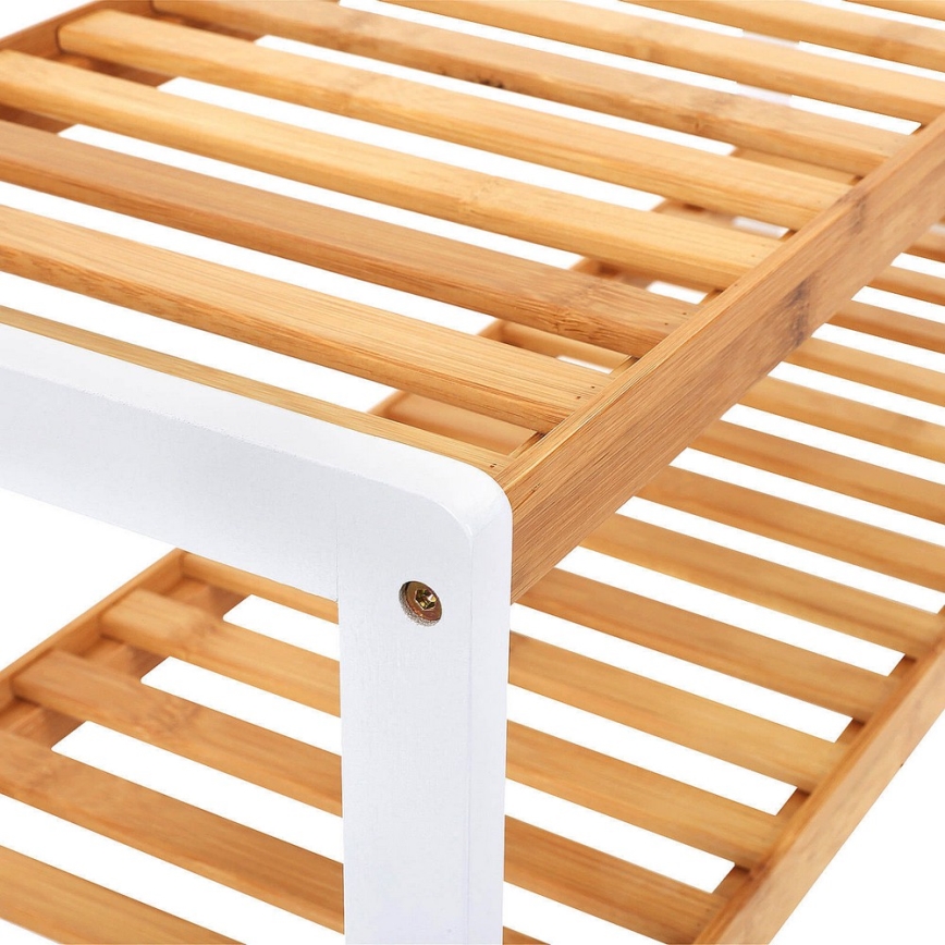 Schuhschrank MATE Braun/Weiß