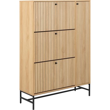 Schuhschrank OLIVIA 99x140x35 cm Eiche