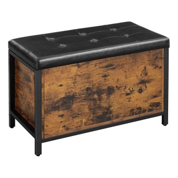 Schuhschrank VOREN braun/schwarz