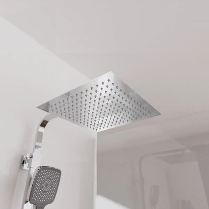 Schütte 60531 - Duschset mit Thermostatarmatur OCEAN, Hochglanzchrom/Anthrazit