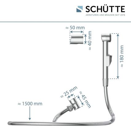 Schütte 78016 - Handbrause für Waschtisch, glänzender Chrom