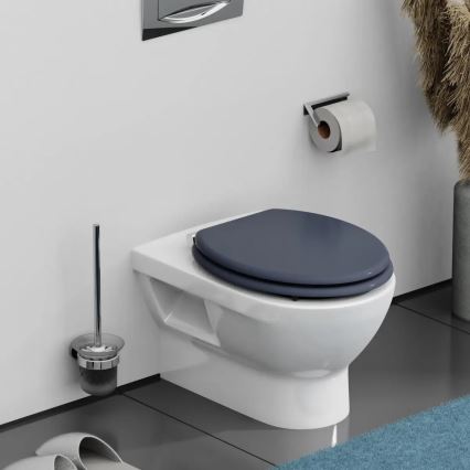 Schütte 80104 - WC-Sitz SPIRIT Anthrazit SoftClose MDF-Holz