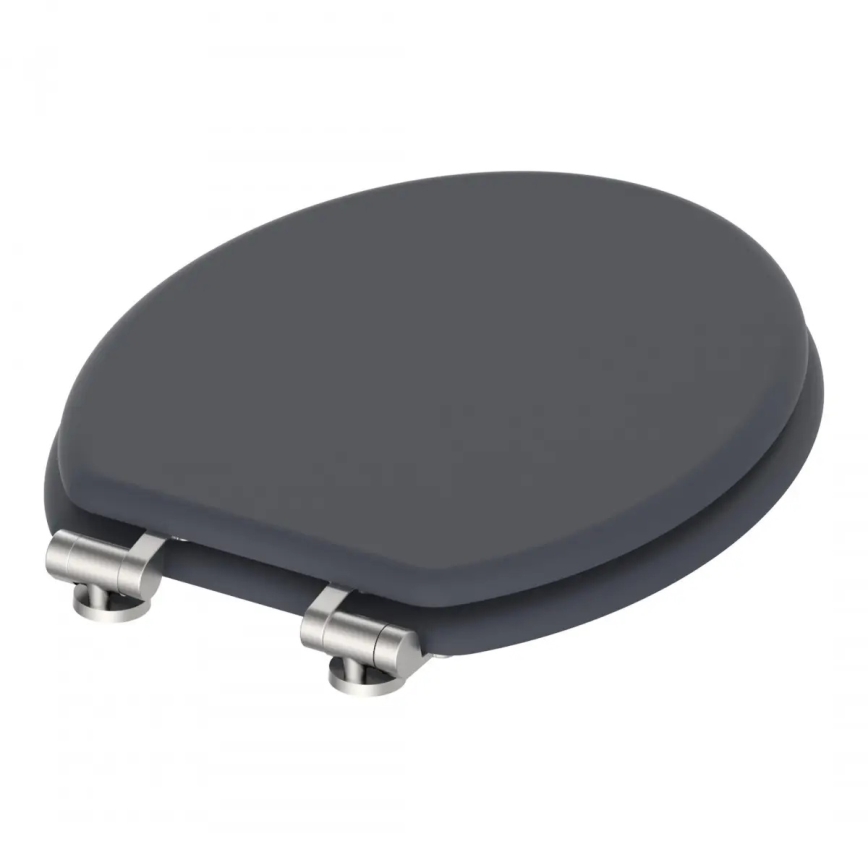 Schütte 80104 - WC-Sitz SPIRIT Anthrazit SoftClose MDF-Holz