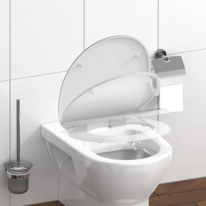 Schütte 82100-A - WC-Sitz WHITE, SoftClose, Duroplast