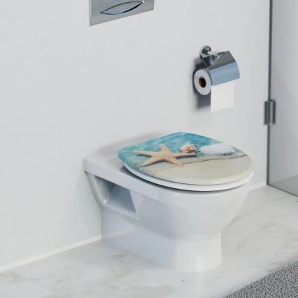 Schütte 82196 - Toilettensitz BEACH SoftClose aus Duroplast