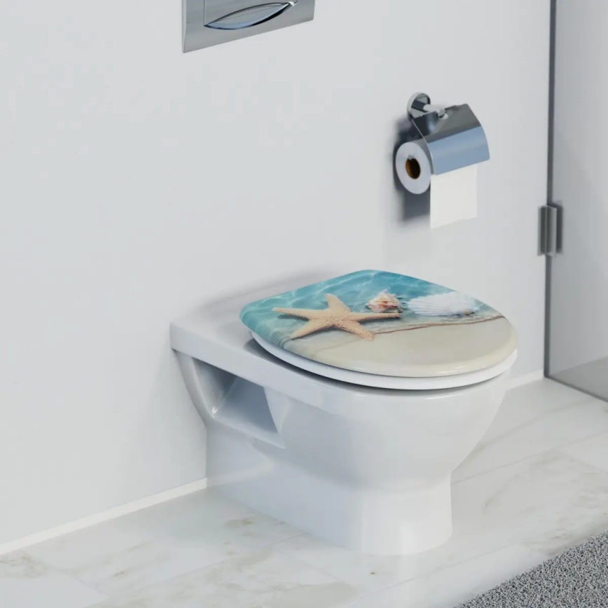 Schütte 82196 - Toilettensitz BEACH SoftClose aus Duroplast