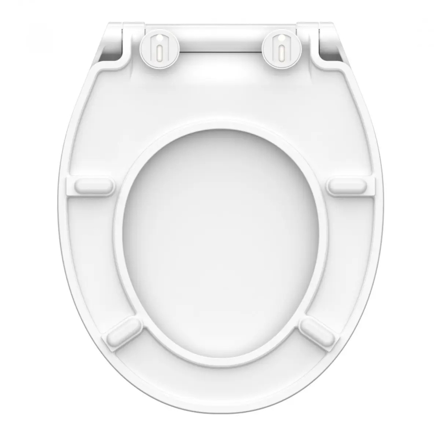 Schütte 82700 - Toilettensitz SLIM WHITE mit SoftClose, Duroplast