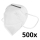 Schutzausrüstung - Atemschutzmaske FFP2 NR (KN95) CE - DEKRA-Test 500 Stück