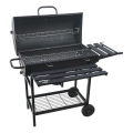 Schwarzer Holzkohlegrill