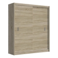 Schwebetürenschrank SAPHIRA 203x215 cm Sonoma-Eiche
