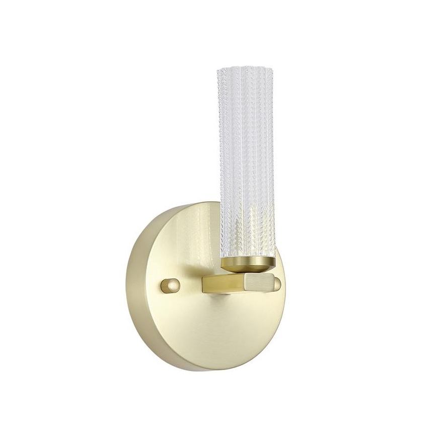 Searchlight - LED-dimmbare Badezimmer-Wandleuchte ABERDEEN LED/7W/230V IP44 Messing