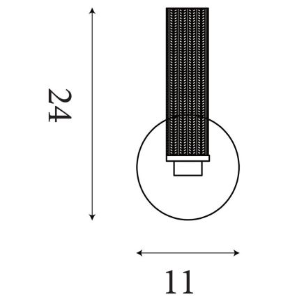 Searchlight - LED-dimmbare Badezimmer-Wandleuchte ABERDEEN LED/7W/230V IP44 Messing
