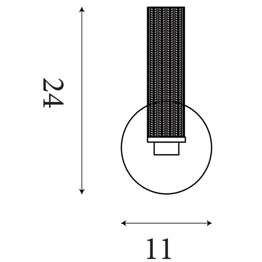 Searchlight - LED-dimmbare Badezimmer-Wandleuchte ABERDEEN LED/7W/230V IP44 Messing