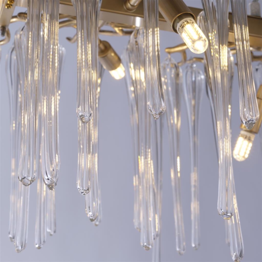 Searchlight - Hängeleuchte an Kabel HERITAGE 10xG9/33W/230V