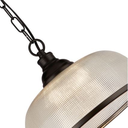 Searchlight - Hängeleuchte an Kette BISTRO 1xE27/60W/230V schwarz