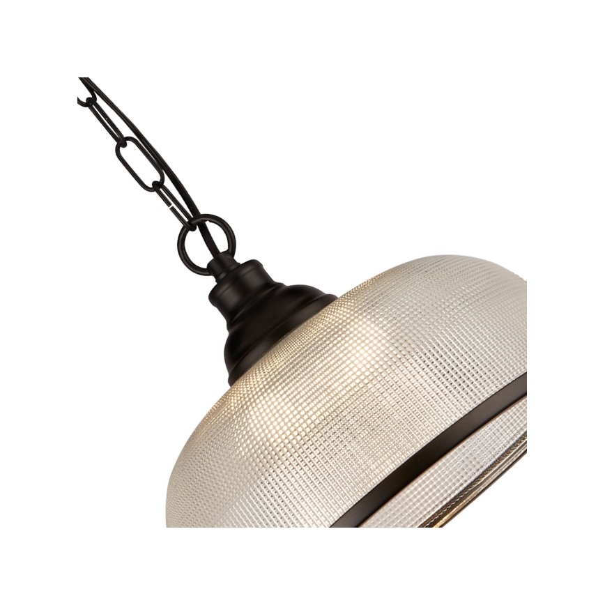 Searchlight - Hängeleuchte an Kette BISTRO 1xE27/60W/230V schwarz