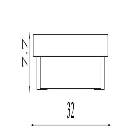 Searchlight - LED-Wandleuchte ANCHOR LED/12W/230V