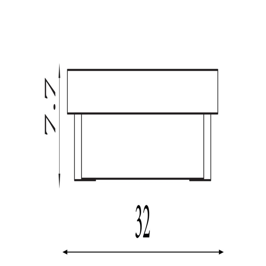 Searchlight - LED-Wandleuchte ANCHOR LED/12W/230V