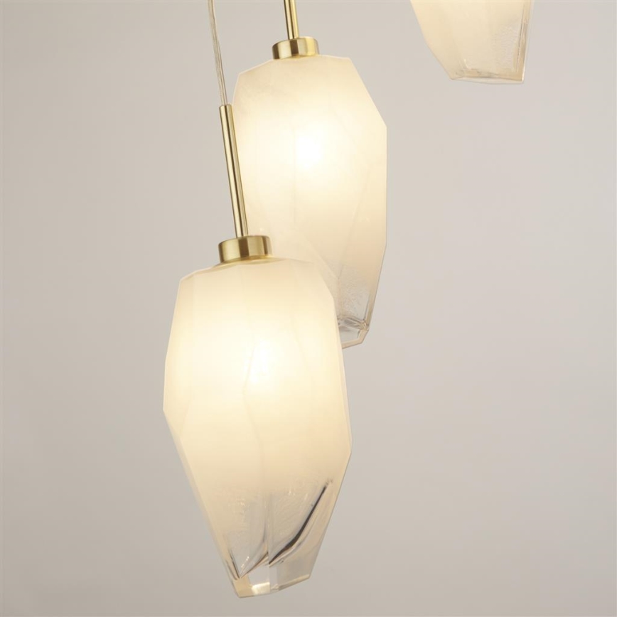 Searchlight - Pendelleuchte mit Seilaufhängung ROCKY 5xG9/33W/230V