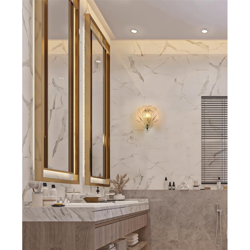 Searchlight - Wandleuchte SHELL 1xG9/7W/230V rauchfarben