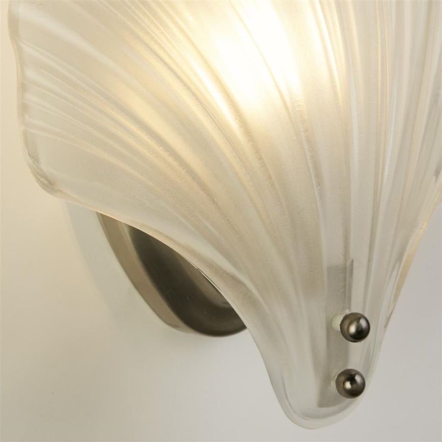 Searchlight - Wandleuchte SHELL 1xG9/7W/230V weiß