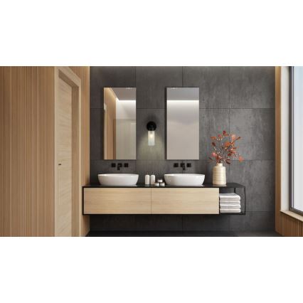 Searchlight - Wandleuchte IMPERIAL 1xG9/7W/230V schwarz