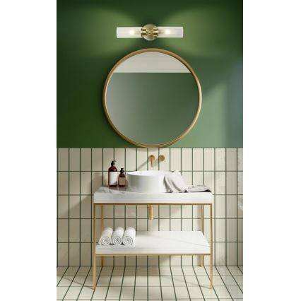 Searchlight - Wandleuchte IMPERIAL 2xG9/33W/230V Messing