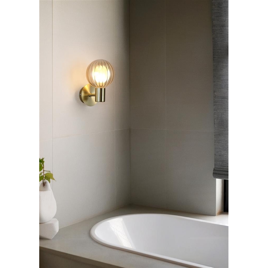 Searchlight - Wandleuchte LUMINSPHERE 1xG9/7W/230V Messing