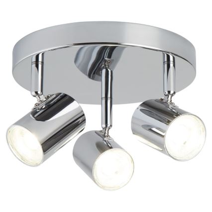 Searchlight - LED-Strahler ROLLO 3xLED/4W/230V glänzendes Chrom